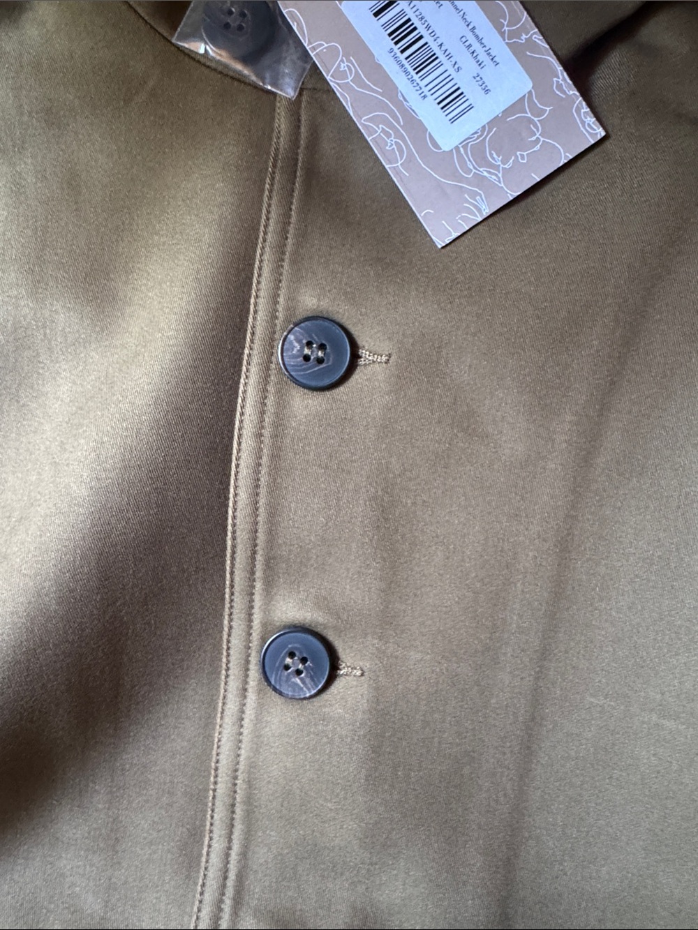 Meshki Rue Funnel Neck Bomber Jacket - Picture 3 of 4
